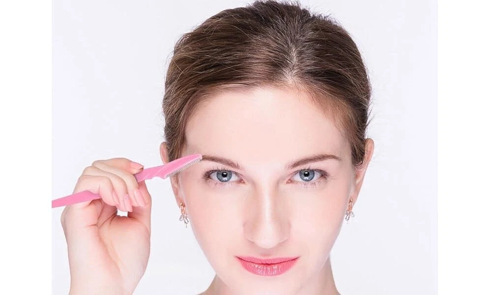 Eyebrow trimmer precision detailing tool for shaping brows safely