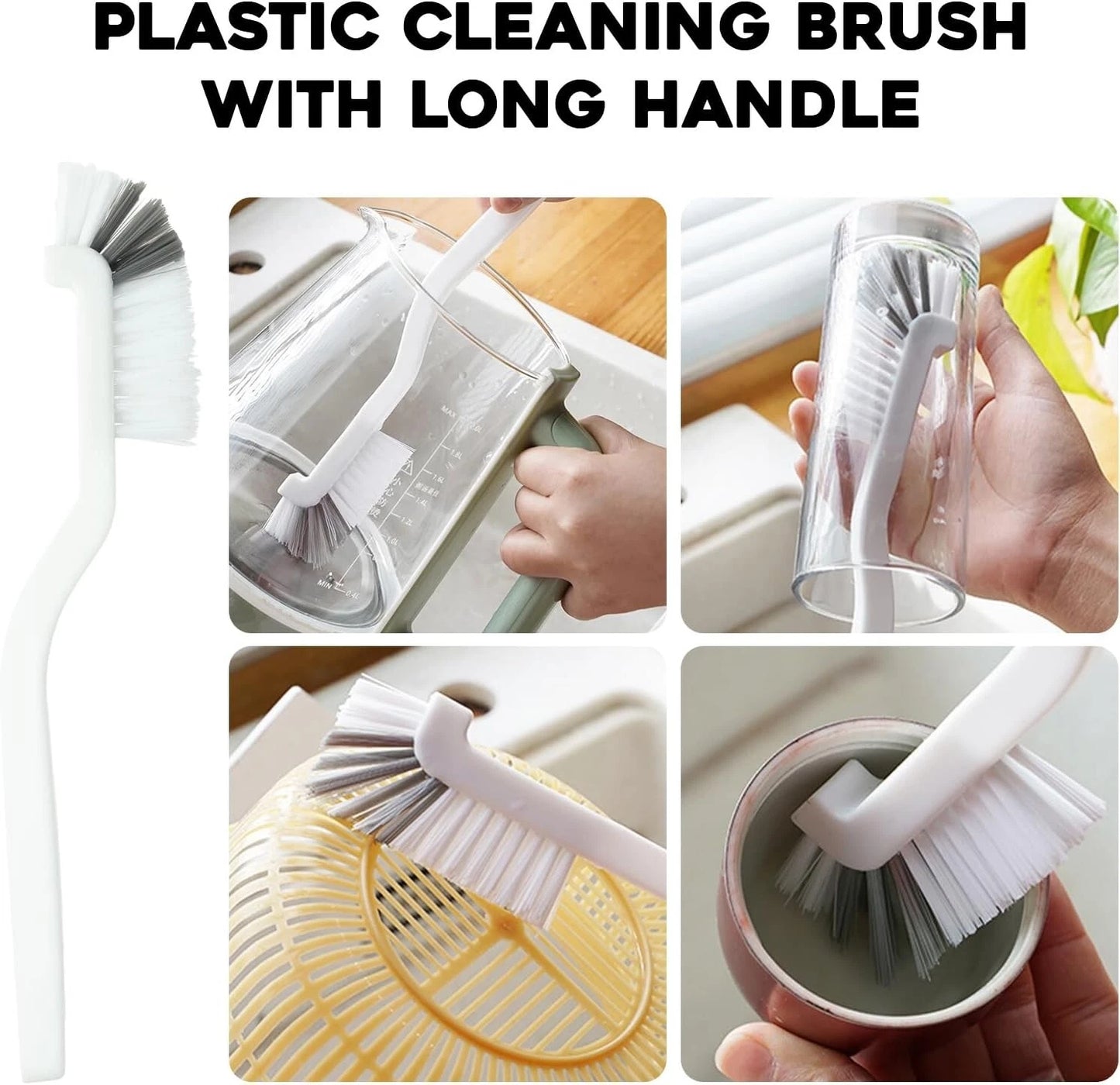 Multi purpose recess cleaning brush set for home use
