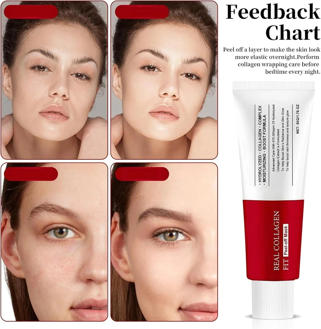 2 piece collagen night mask set for beauty skincare routine