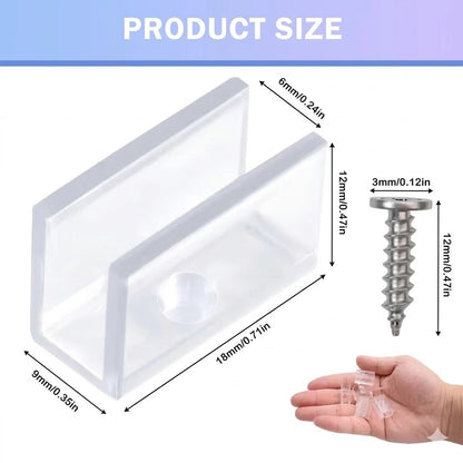 5-6mm strip light fixing clamps for secure installation