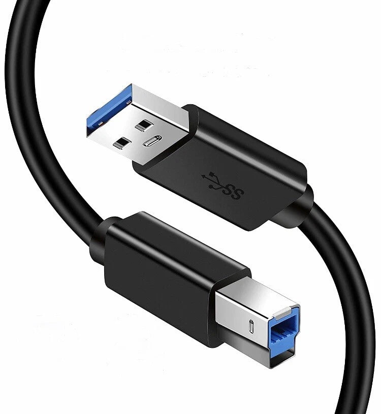 5Gbps USB cable used for printer connection setup