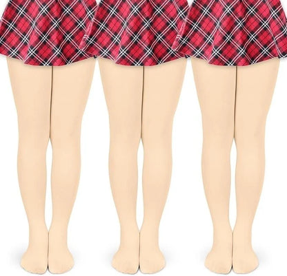 80 denier kids tights close up showing smooth fabric texture