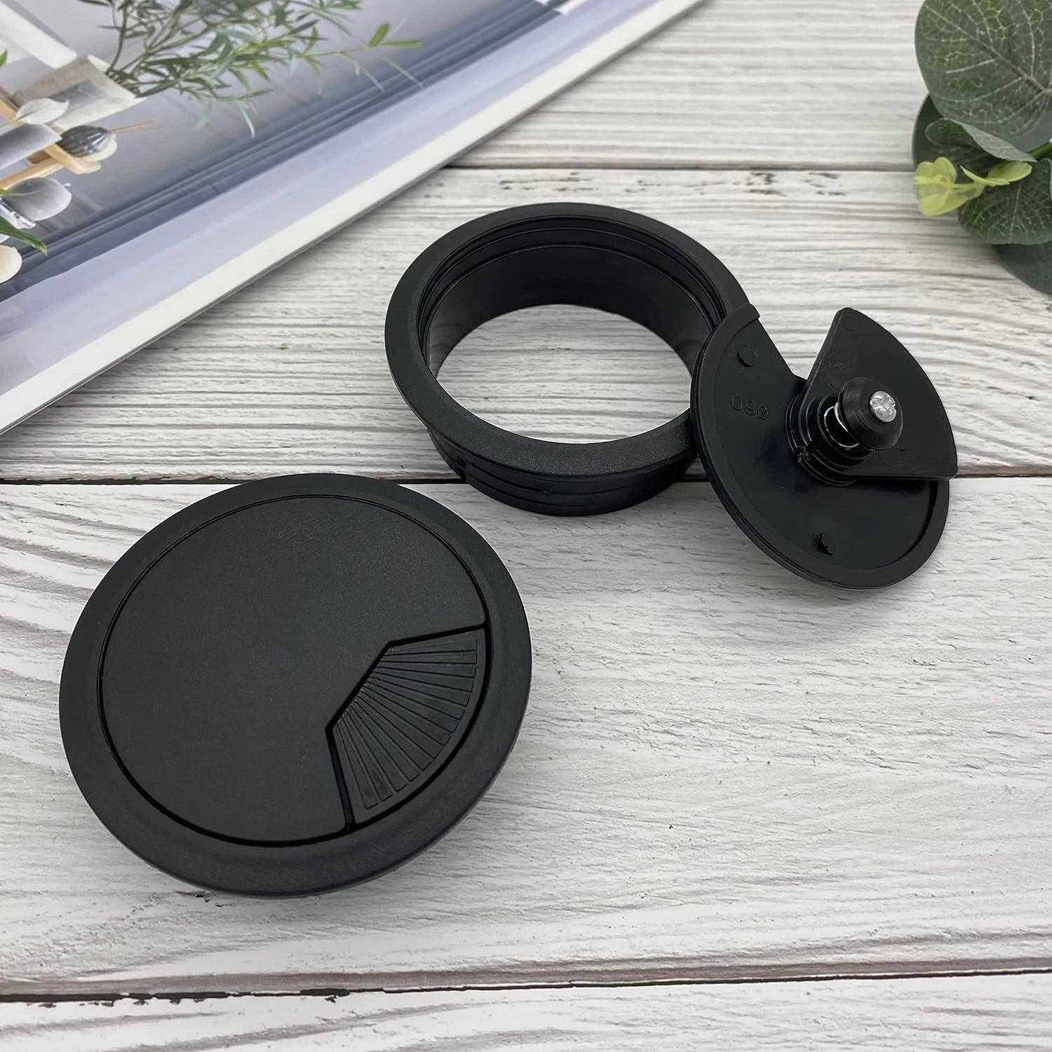 80mm cable desk grommet for neat wire management setup