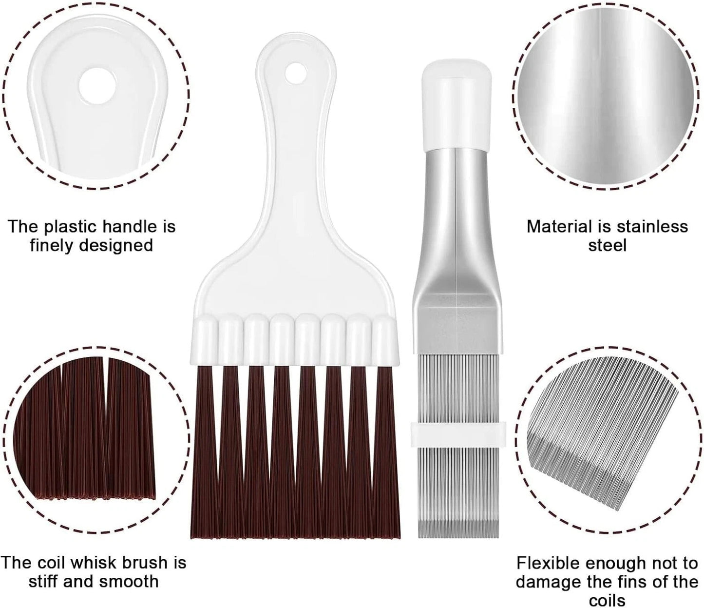 AC fin comb tool used for air conditioner cleaning and maintenance