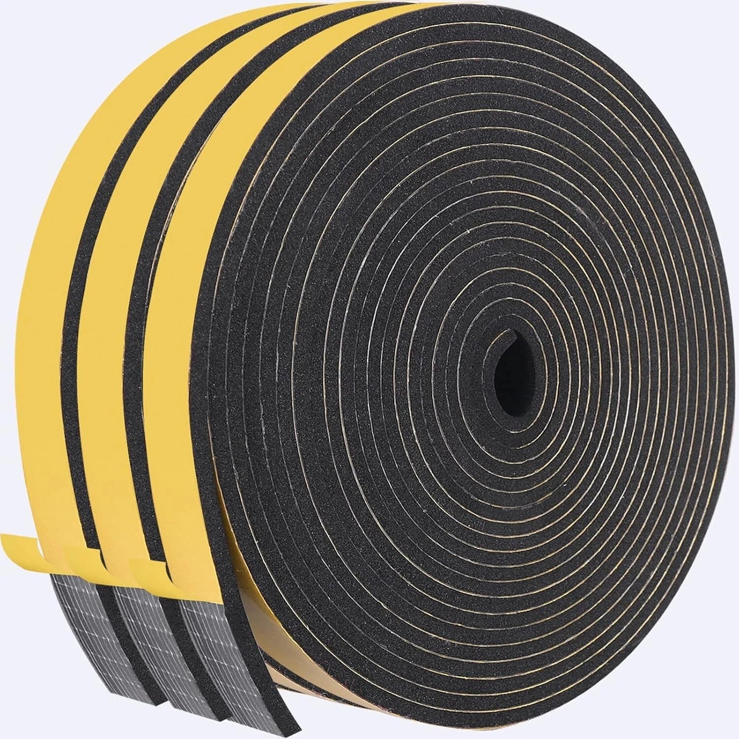 Roll of adhesive foam seal strip for home insulation