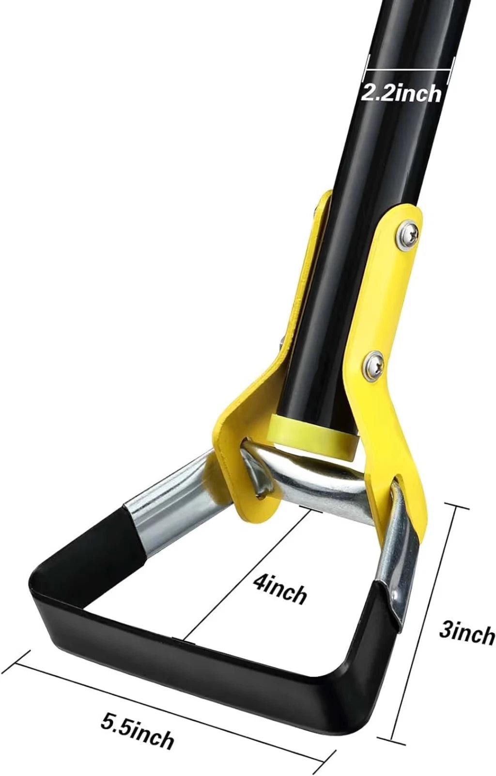 Adjustable handle hoe providing comfortable gardening without bending