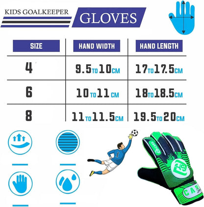 Adjustable wrist strap on goalkeeper gloves