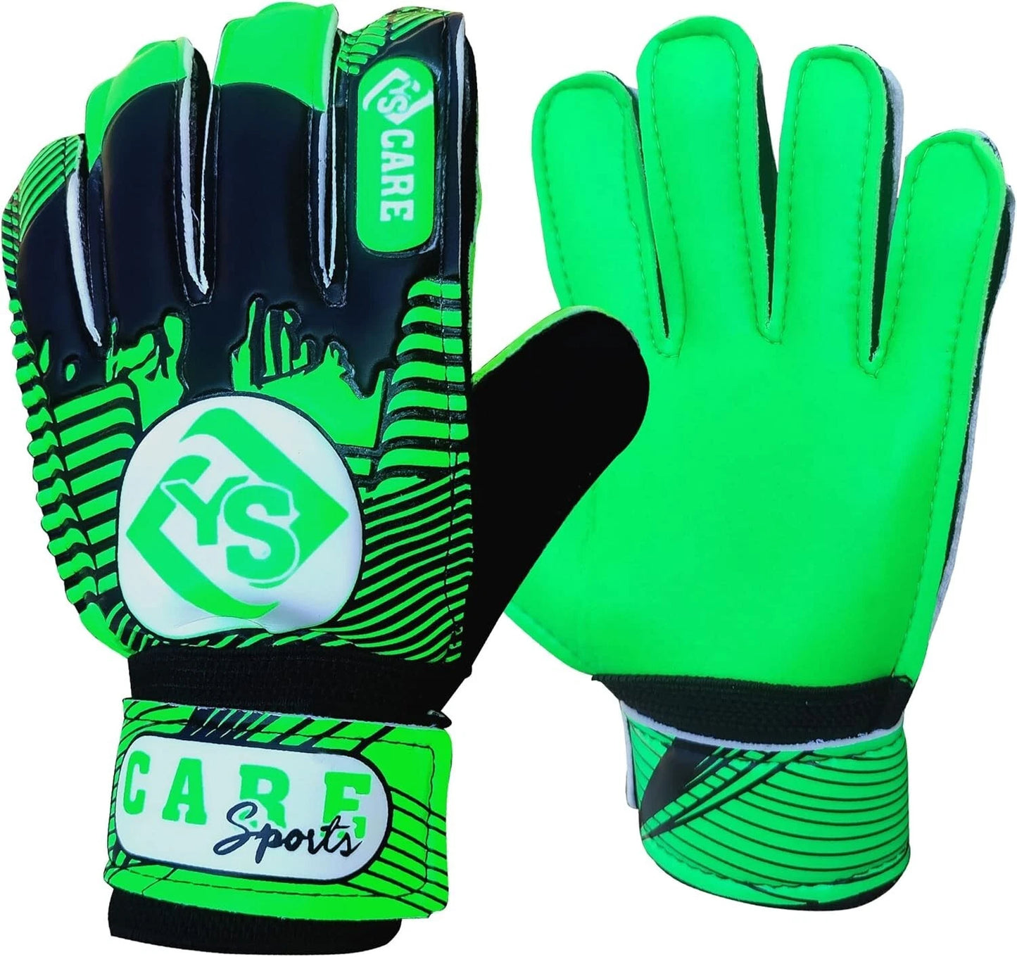 Adult goalkeeper gloves used in match day performance