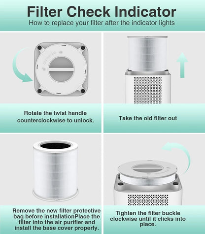 Air purifier clean air filter used for home and office