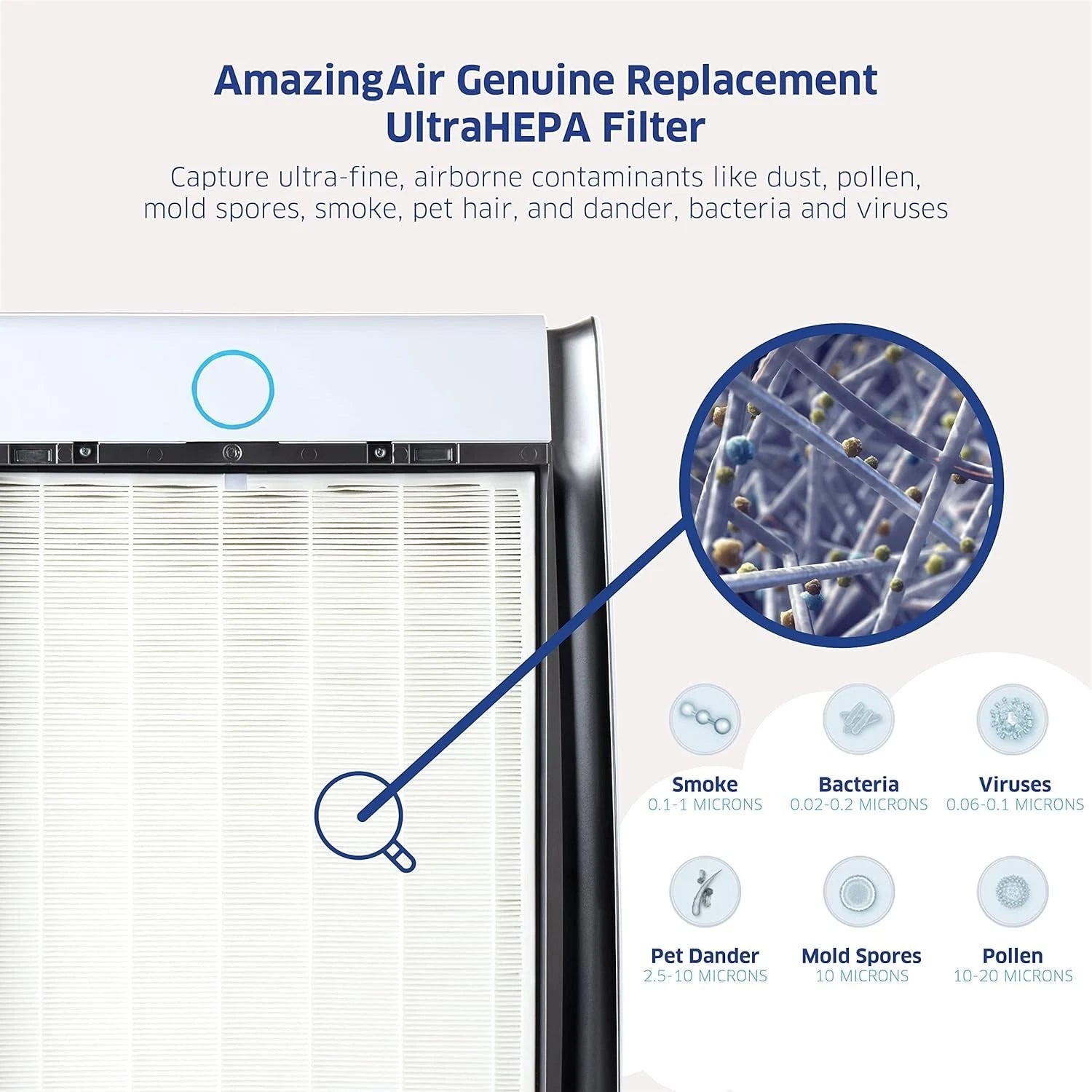 Genuine AirDoctor filter packaging for AD2000E model purifier