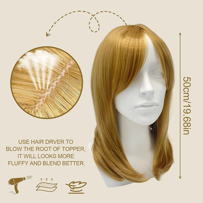 Anime fancy wig long straight hair for costume events