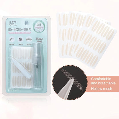 Anti ageing eyelid lift strips used for natural eye enhancement