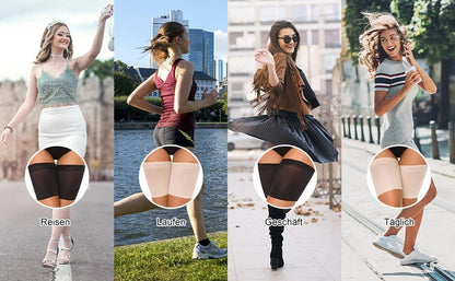 Stretch fit anti chafing shorts for comfortable movement