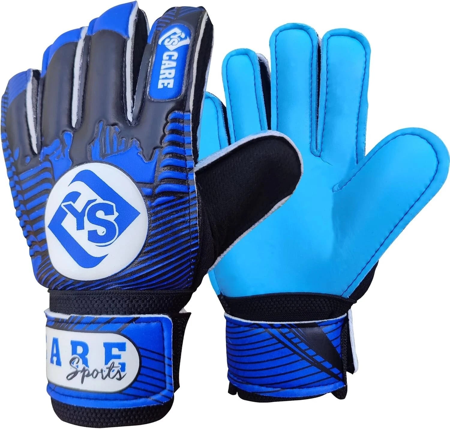 Anti slip palm goalkeeper gloves making football save