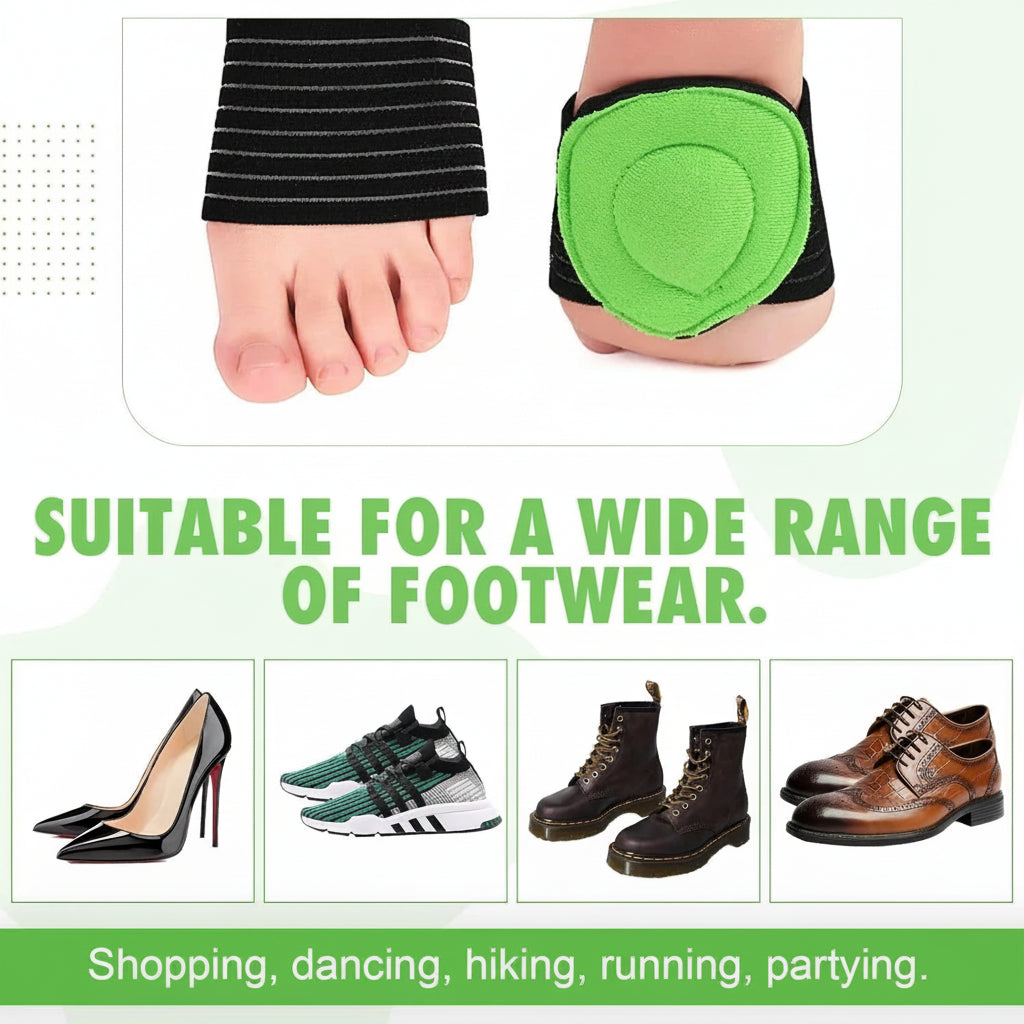 Insole fitting inside shoe providing arch and heel support