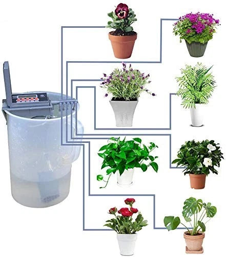 Automatic micro drip irrigation kit with smart garden watering timer