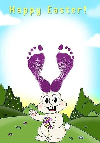 Baby hand and footprint keepsake placed in memory book