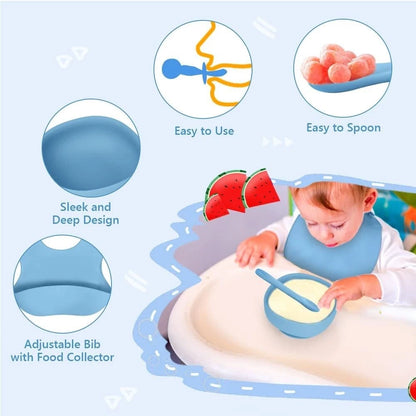 Baby weaning utensils gift set ideal for UK parents