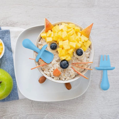 Baby weaning utensils gift set suitable for newborns and baby showers UK