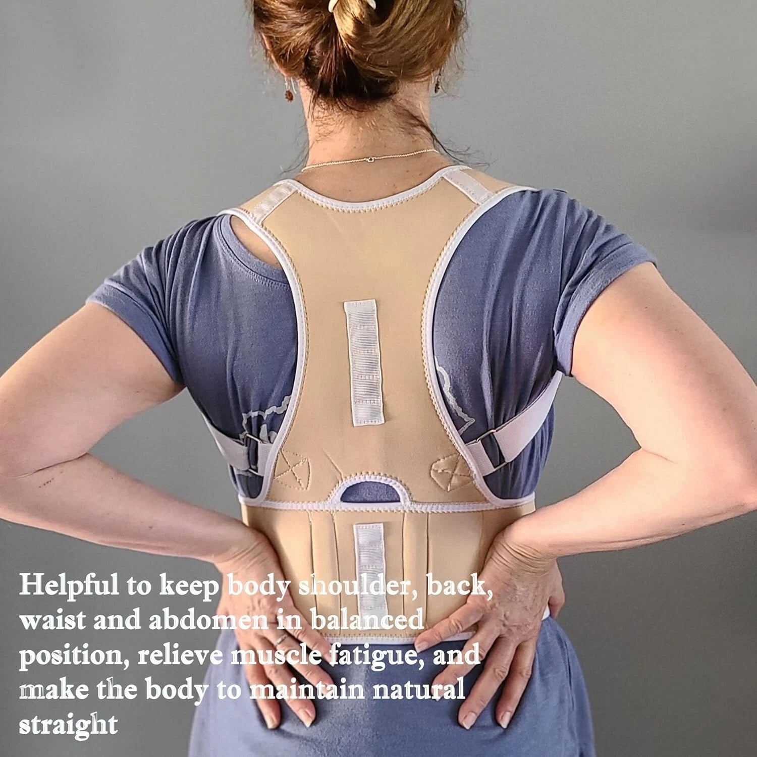 Back support belt used for pain relief and posture correction