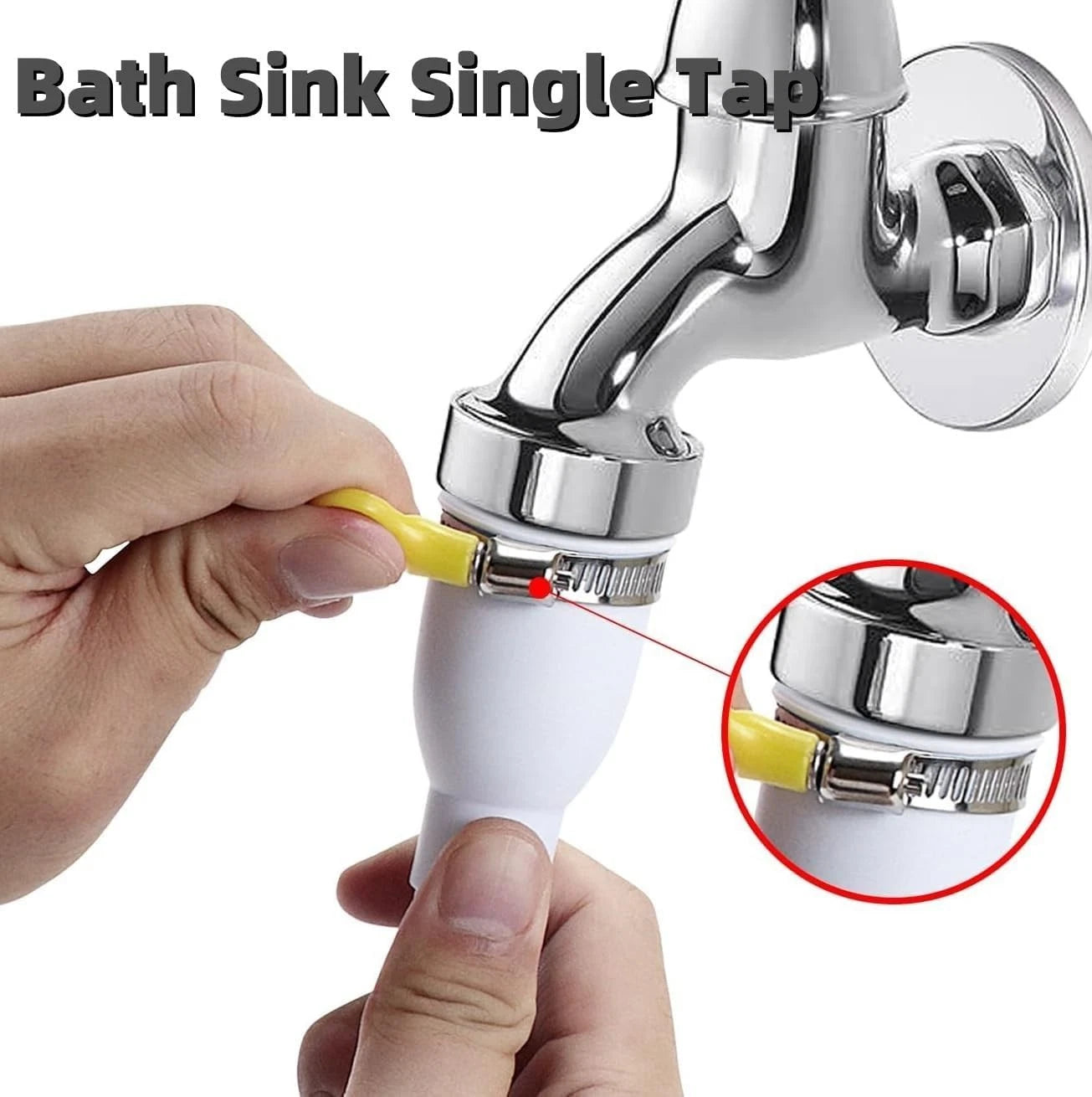 Bathroom cleaning spray hose tool for home maintenance