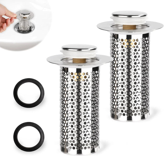 Bathroom sink pop up stopper drain filter for basin use