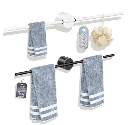 Bathroom towel holder metal design modern and durable