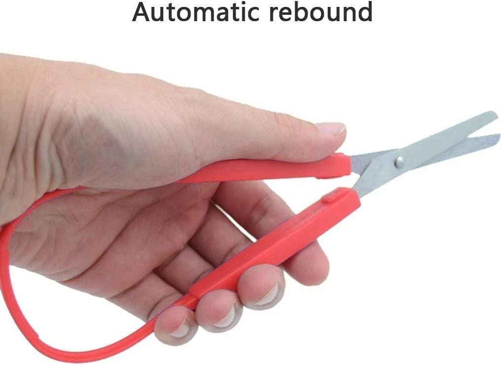 Blunt tip scissors used for safe paper cutting