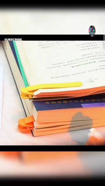 Bookmark line holder used while reading book pages