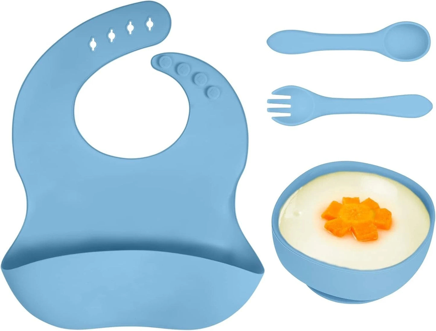 BPA free baby utensils feeding set for safe baby meals