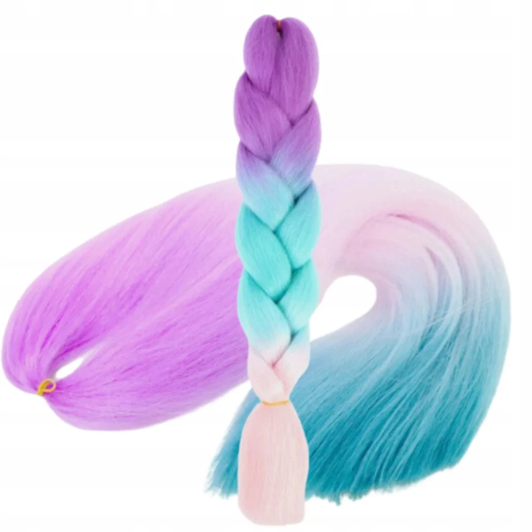 Braiding hair extension ombre box braids synthetic hair