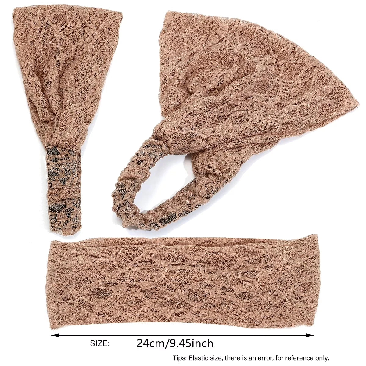 Breathable stretch headband detail showing flexible comfortable fit