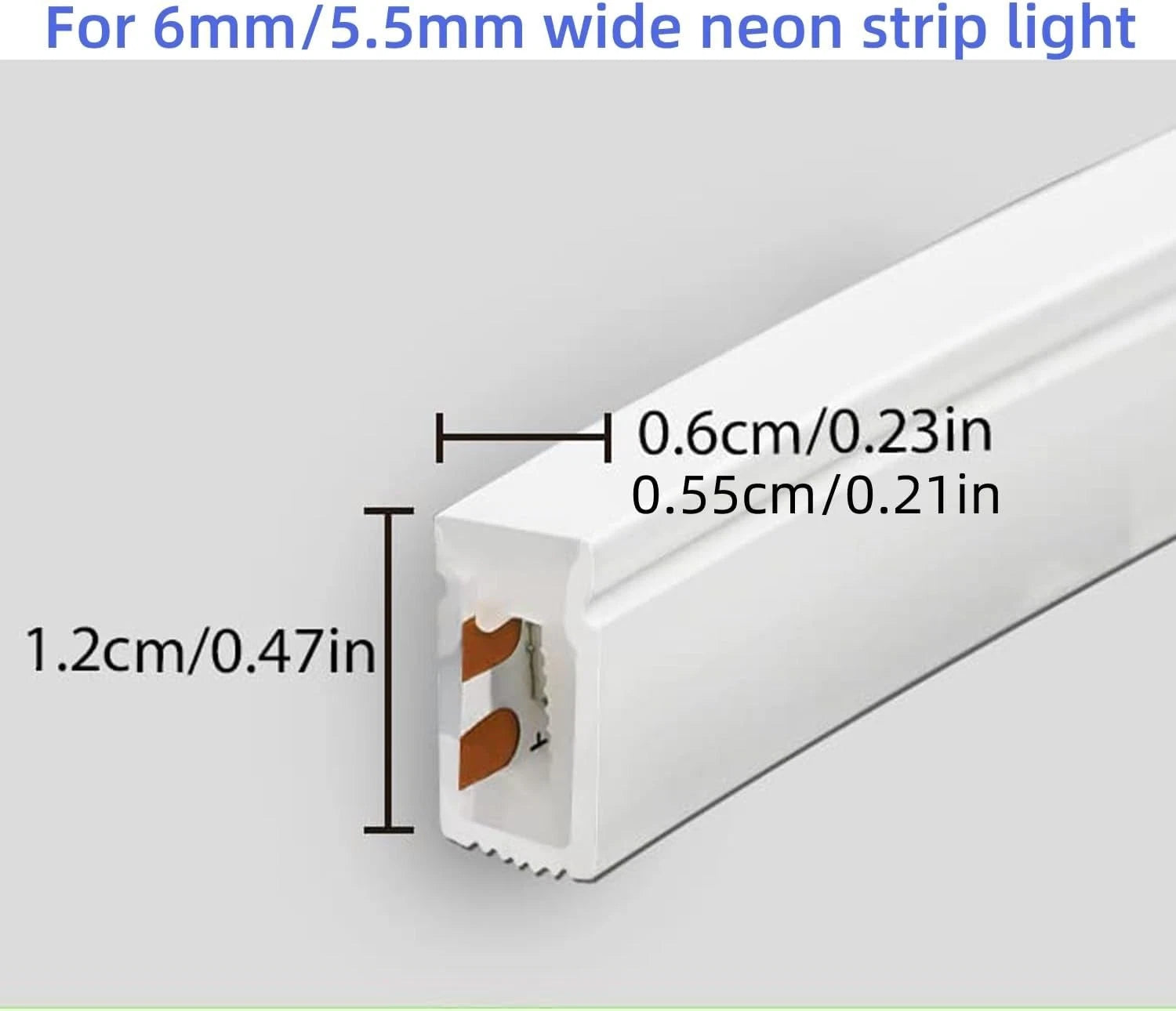 Cable management LED strip clips for clean lighting appearance