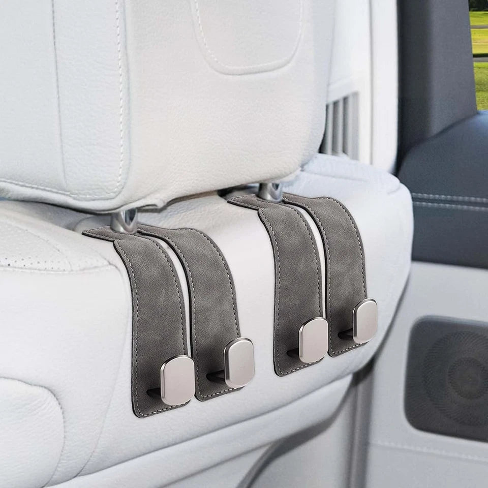 Car back seat hook organiser for everyday storage needs