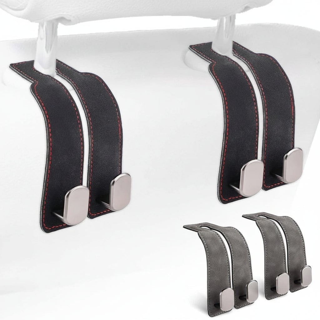 Easy installation of car seat hook without tools required