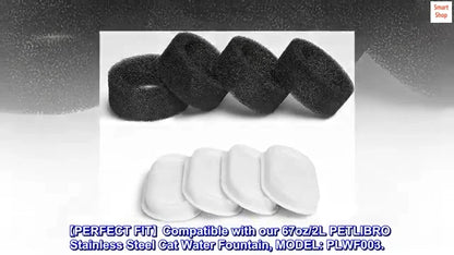 Replacement filters for cat and dog water fountain system