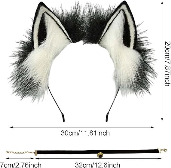 Cat ears headband accessory for fancy dress costumes