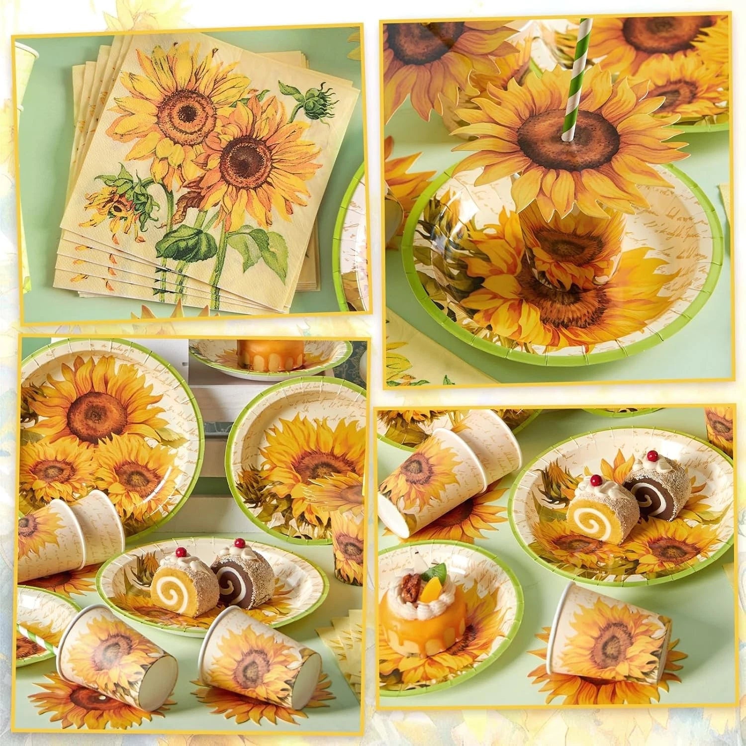 Celebration table decoration set used for special occasions