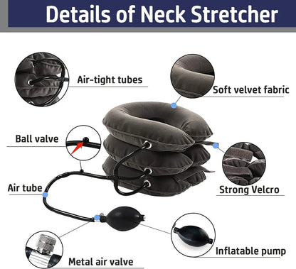 Soft padded cervical collar showing comfortable material detail