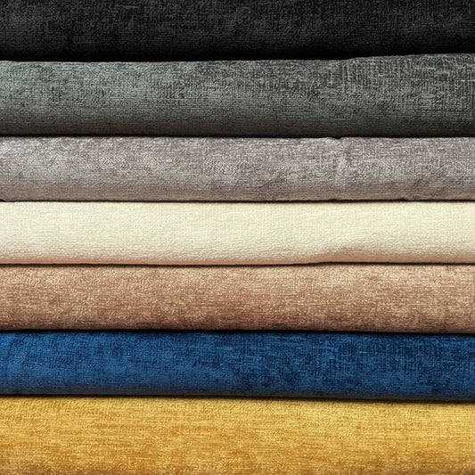 Chenille fabric used for curtain drapes in home décor