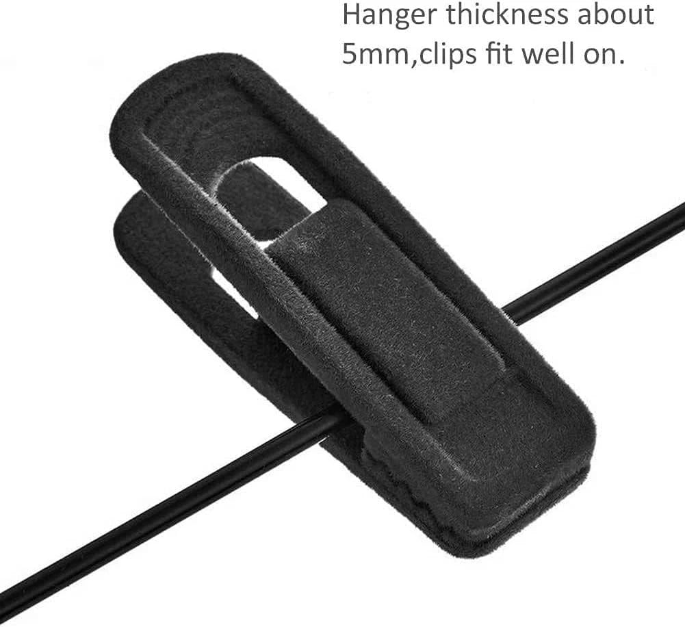 Clothes clip hanger used for holding trousers securely