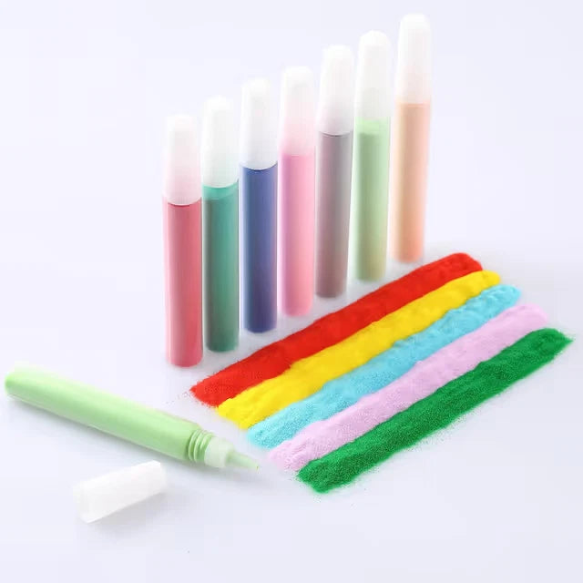 Coloured sand used for card making and DIY art projects