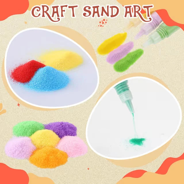 Coloured sand set with packaging display included UK