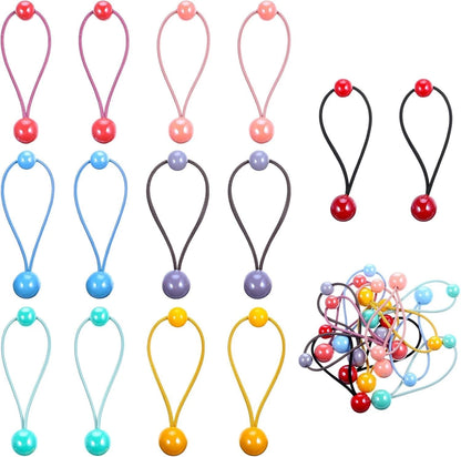 Colourful hair bands bobbles for girls ponytail hairstyles