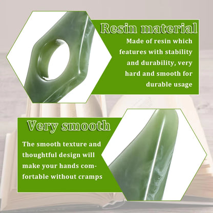 Comfortable book mark thumb support for easy page holding