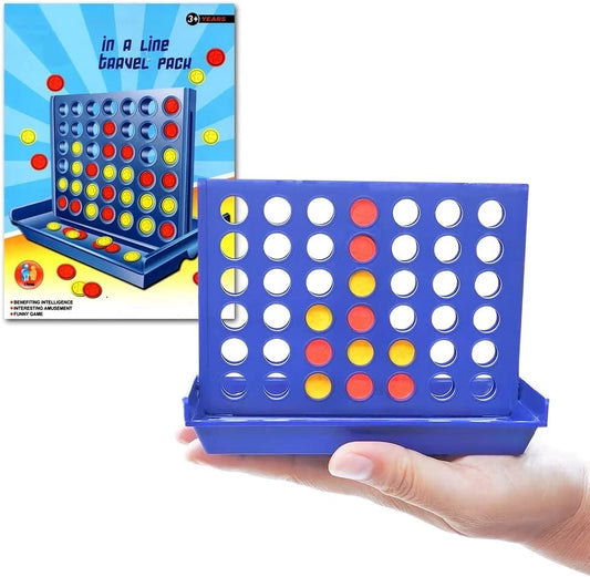 Connect 4 in a row board game for family fun play