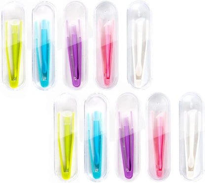 Contact lens applicator remover set for hygienic lens handling