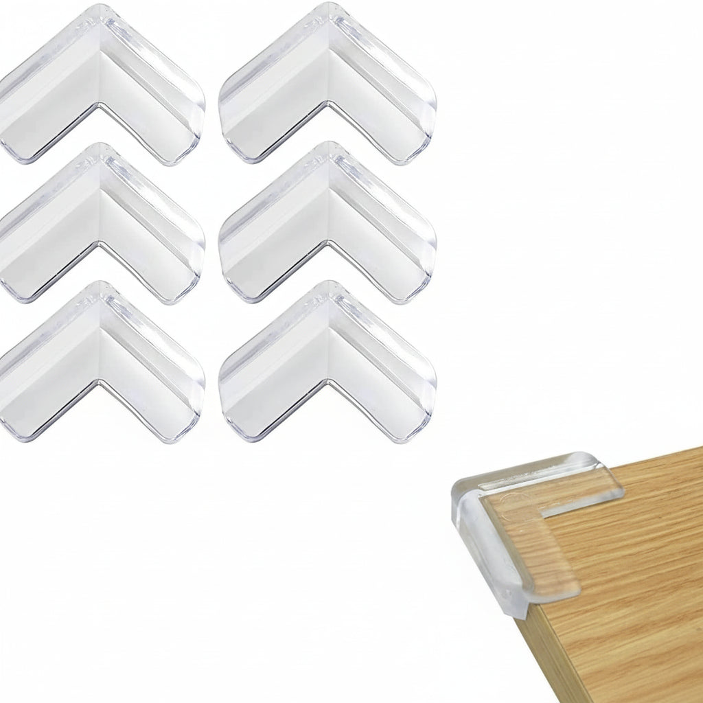 Soft PVC corner protector providing safe cushioning