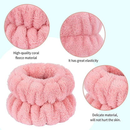 Cosmetic wristbands used in daily skincare routine