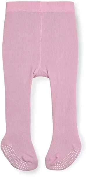 Soft cotton fabric detail of baby tights for sensitive skin